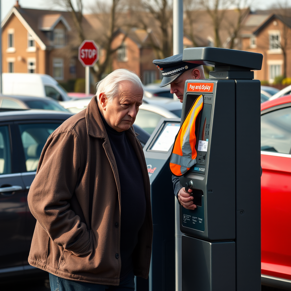 OAP threatens to hit traffic officer after parking machine repeatedly rejects coins